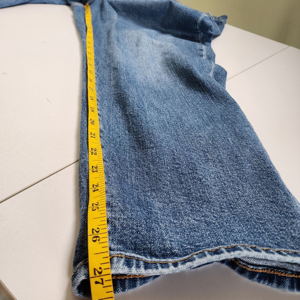 Old Navy Womens Curvy Extra High-Waisted Straight Workwear Jeans Plus Size 18 - Picture 13 of 15